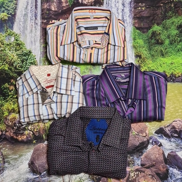 Visconti Other - Visconti Lot of 4 Button Down Shirts M/L